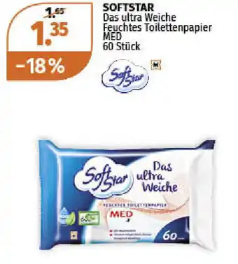 Müller Softstar Das ultra Weiche Feuchtes Toilettenpapier Angebot