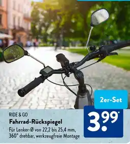Aldi Süd RIDE & GO Fahrrad-Rückspiegel Angebot