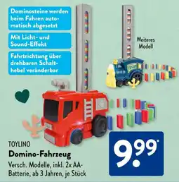 Aldi Süd TOYLINO Domino-Fahrzeug Angebot