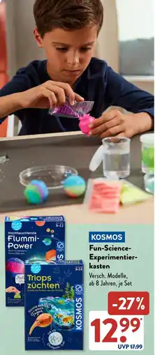 Aldi Süd KOSMOS Fun-Science- Experimentier- kasten Angebot