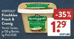 Aldi Süd KERRKERRYGOLD® Frischkäse Frisch & Cremig Angebot
