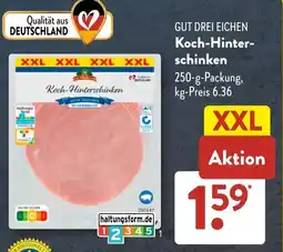 Aldi Süd GUT DREI EICHEN Koch-Hinter- schinken Angebot