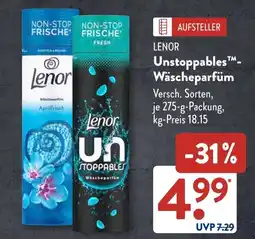 Aldi Süd LENOR Unstoppables - Wäscheparfüm Angebot