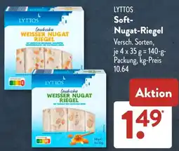 Aldi Süd LYTTOS Soft- Nugat-Riegel Angebot
