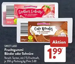 Aldi Süd Sweet Land Erdbeer Schnüre Bänder oder Schnüre Angebot