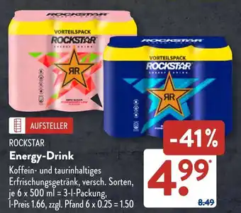 Aldi Süd ROCKSTAR Energy-Drink Angebot