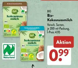Aldi Süd BIO Bio- Kokosnussmilch Angebot