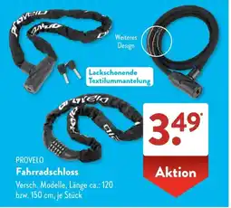 Aldi Süd PROVELO Fahrradschloss Angebot