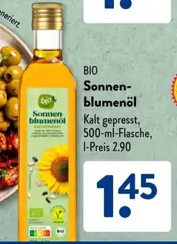 Aldi Süd BIO Sonnen- blumenöl Angebot