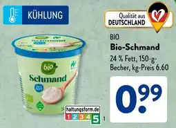Aldi Süd BIO Bio-Schmand Angebot