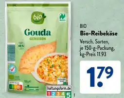 Aldi Süd BIO Bio-Reibekäse Angebot