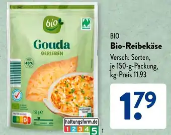 Aldi Süd BIO Bio-Reibekäse Angebot