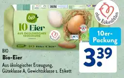 Aldi Süd BIO Bio-Eier Angebot