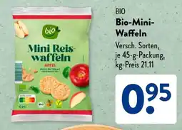 Aldi Süd BIO Bio-Mini- Waffeln Angebot