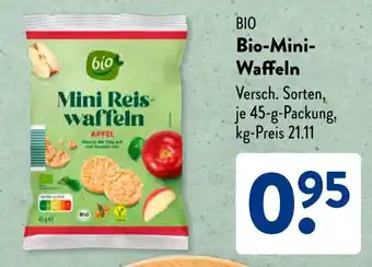 Aldi Süd BIO Bio-Mini- Waffeln Angebot