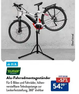 Aldi Süd EUFAB Alu-Fahrradmontageständer Angebot