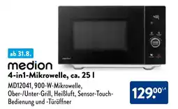 Aldi Süd medion 4-in1-Mikrowelle, ca. 25 I Angebot
