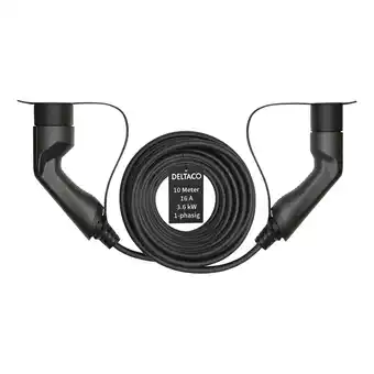 Netto Marken-Discount Deltaco E-Auto Ladekabel Typ2 auf Typ2, 16 A, 3,6 kW, 1-phasig, 10m Angebot