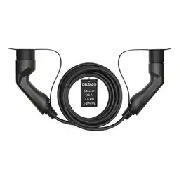 Netto Marken-Discount Deltaco E-Auto Ladekabel, Typ2 auf Typ2, 32 A, 7,6 kW, 1-phasig, 5m Angebot