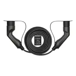 Netto Marken-Discount Deltaco E-Auto Ladekabel, Typ2 auf Typ2, 32 A, 7,6 kW, 1-phasig 10m Angebot