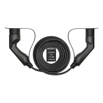 Netto Marken-Discount Deltaco E-Auto Ladekabel, Typ2 auf Typ2, 32 A, 7,6 kW, 1-phasig 10m Angebot