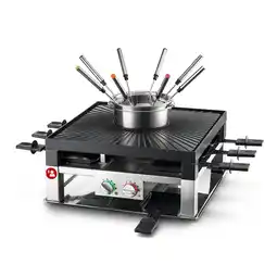 Netto Marken-Discount Solis Fondue und Raclette Grill 1200W 8 Personen Fonduetopf Angebot