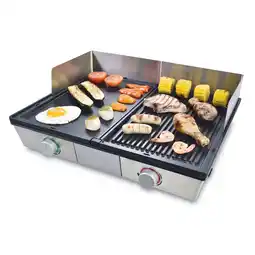 Netto Marken-Discount Solis Tischgrill 2 Heizsysteme 2200 W, Grillplatte spülmaschienenfest Angebot