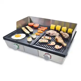 Netto Marken-Discount Solis Tischgrill 2 Heizsysteme 2200 W, Grillplatte spülmaschienenfest Angebot