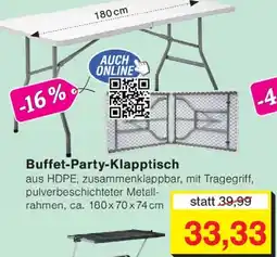 Wiglo Wunderland Buffet-Party-Klapptisch Angebot