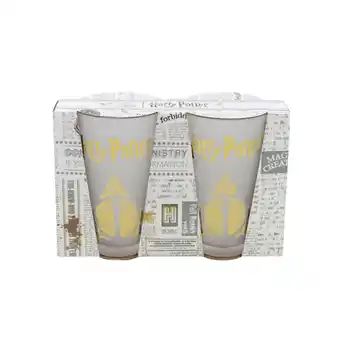 Netto Marken-Discount Harry Potter Gläser Set 2-teilig 490ml Trinkgläser mit Superhelden-Des Angebot