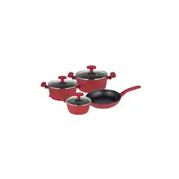 Netto Marken-Discount Michelino Nora 7 teiliges Kochtopf-Set mit Glasdeckeln inkl. Pfannensc Angebot
