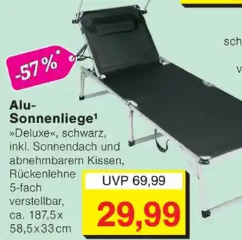 Wiglo Wunderland Alu- Sonnenliege Angebot