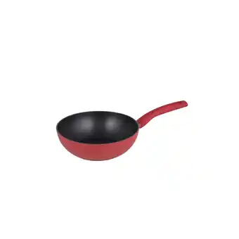 Netto Marken-Discount Michelino Nora Wokpfanne mit Antihaftbeschichtung - ø24 cm in Rot Angebot