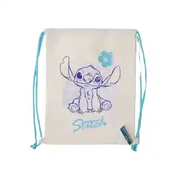 Netto Marken-Discount Disney Stitch Kordelzug-Rucksack – Geräumig, stilvoll & ideal Angebot