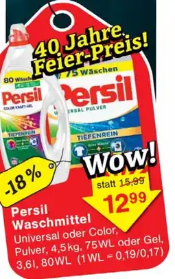 Wiglo Wunderland Persil Waschmittel Angebot