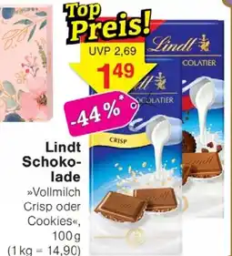 Wiglo Wunderland Lindt Schoko- lade Angebot