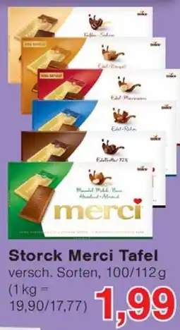 Wiglo Wunderland Storck Merci Tafel Angebot