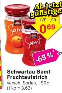 Wiglo Wunderland Schwartau Samt Fruchtaufstrich Angebot