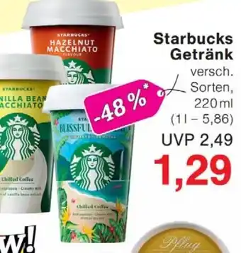 Wiglo Wunderland Starbucks Getränk Angebot