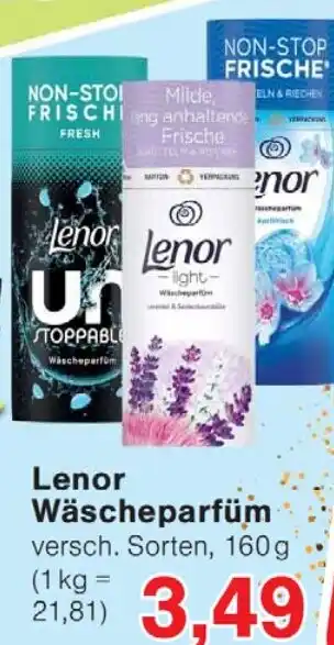 Wiglo Wunderland Lenor Wäscheparfüm Angebot