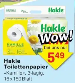 Wiglo Wunderland Hakle Toilettenpapier Angebot