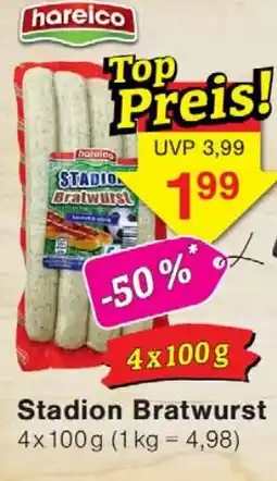 Wiglo Wunderland hareico Stadion Bratwurst Angebot
