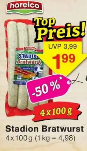 Wiglo Wunderland hareico Stadion Bratwurst Angebot