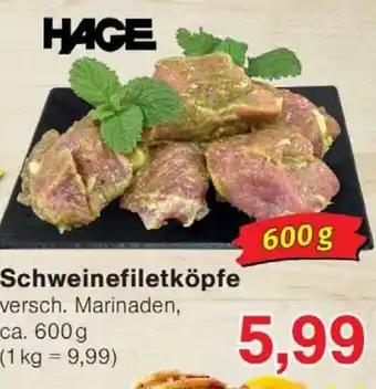 Wiglo Wunderland HAGE Schweinefiletköpfe Angebot