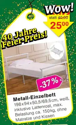 Wiglo Wunderland Metall-Einzelbett Angebot