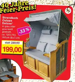 Wiglo Wunderland Strandkorb Ostsee Deluxe Angebot