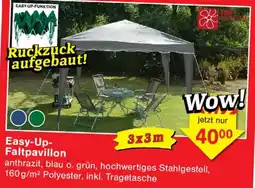 Wiglo Wunderland Easy-Up- Faltpavillon Angebot