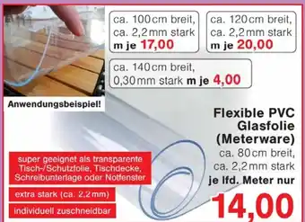 Wiglo Wunderland Flexible PVC Glasfolie (Meterware) Angebot