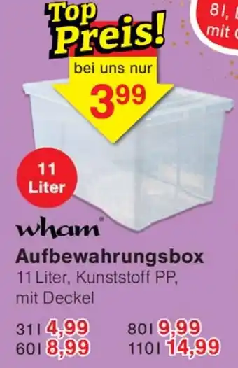 Wiglo Wunderland wham Aufbewahrungsbox Angebot
