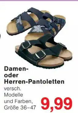 Wiglo Wunderland Damen- Herren-Pantoletten Angebot